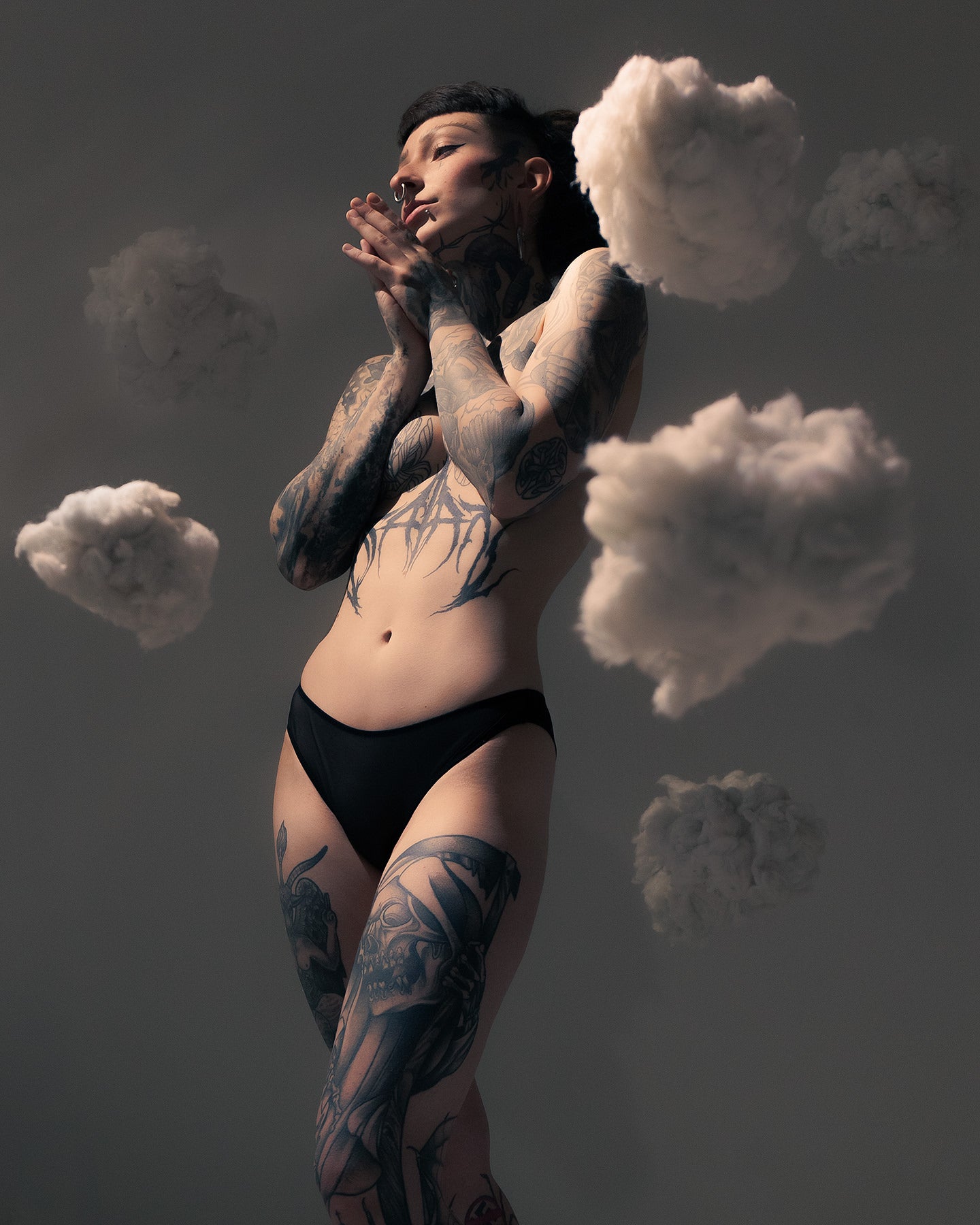 Slip de bikini à couverture complète